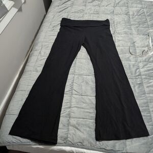 PINK Victoria's Secret Black Boot Cut Flare Pants